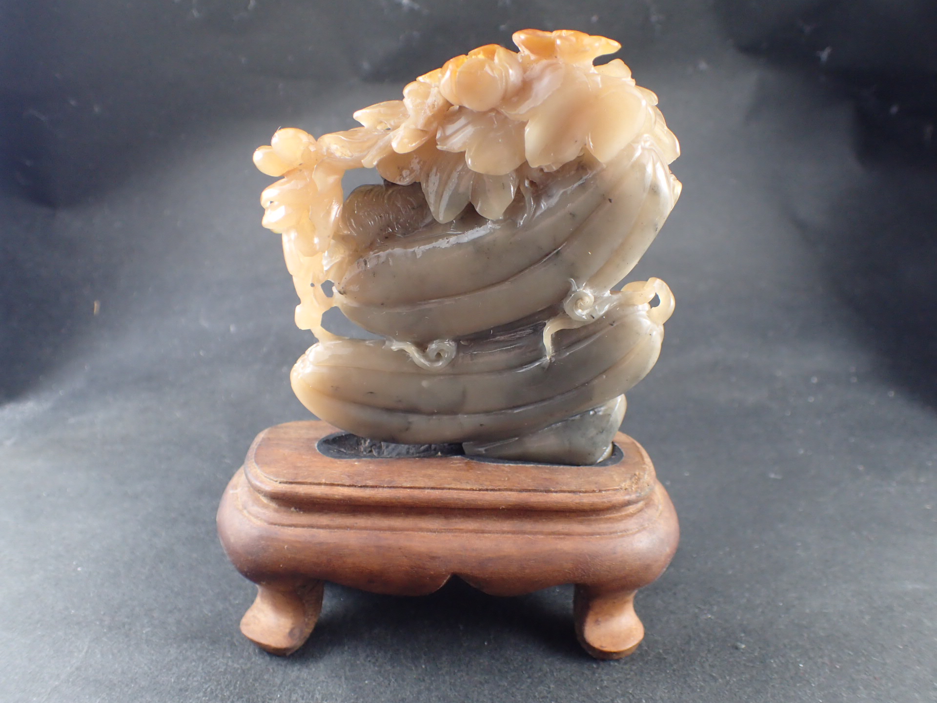 最高品質寿山石（高山石豊牧） 彫刻 林 国平氏作 中国福建省産 ｜石の