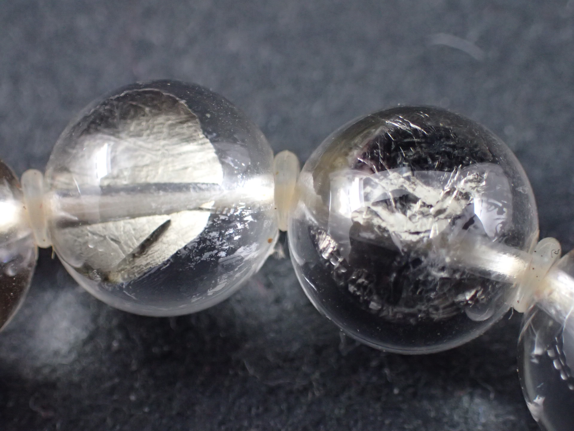 最高品質パイライトインクォーツ ブレスレット ブラジル産 ｜石の販売