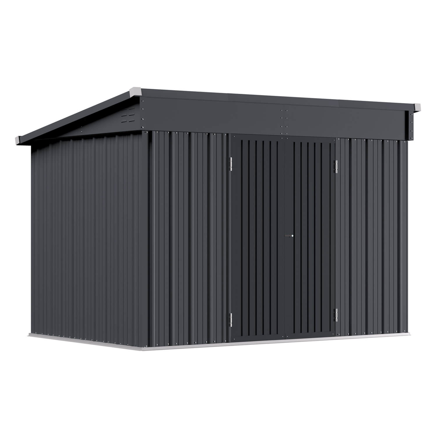 6×10 Metal Shed with Lockable Doors, Outdoor Storage Shed – Veikous