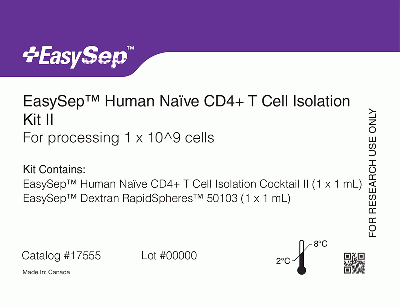 EasySep Human Naïve CD4+ T Cell Isolation Kit II | 製品情報 | ベリタス