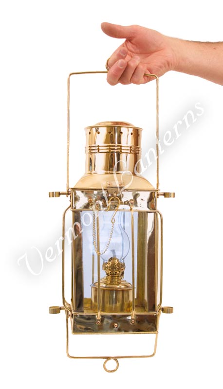 Oil Lamps - Brass Cargo Lamp 15