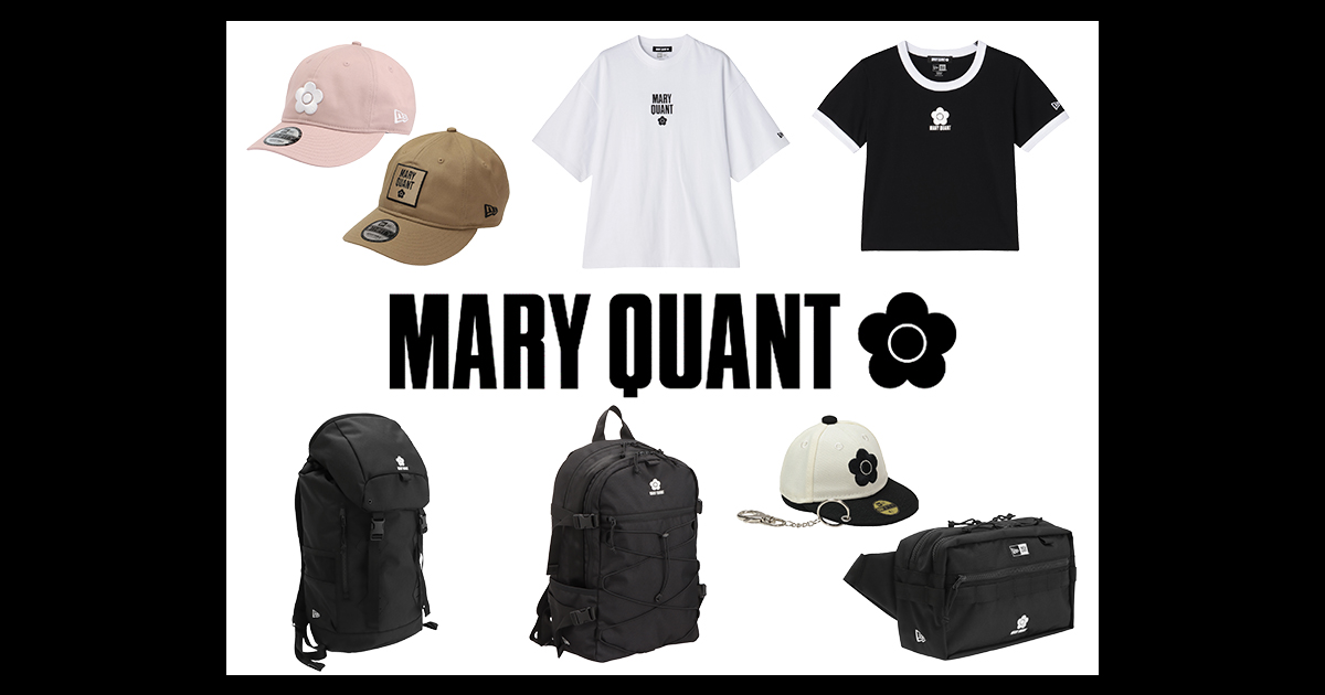 コラボに感謝！【NEW ERA® × MARY QUANT】Tシャツも小物も◎最強