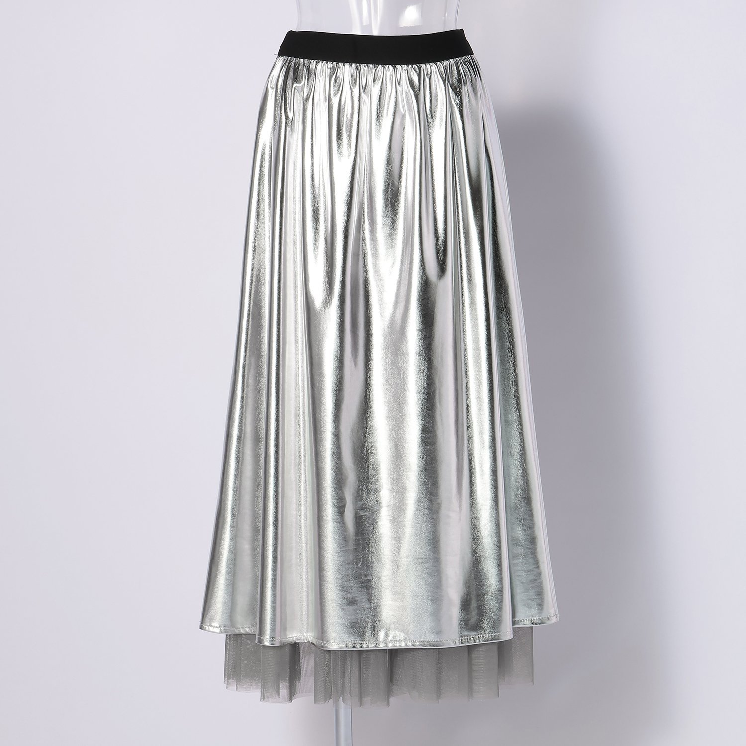WLチュール×メタリック 2WAY スカート｜VIVIENNE TAM