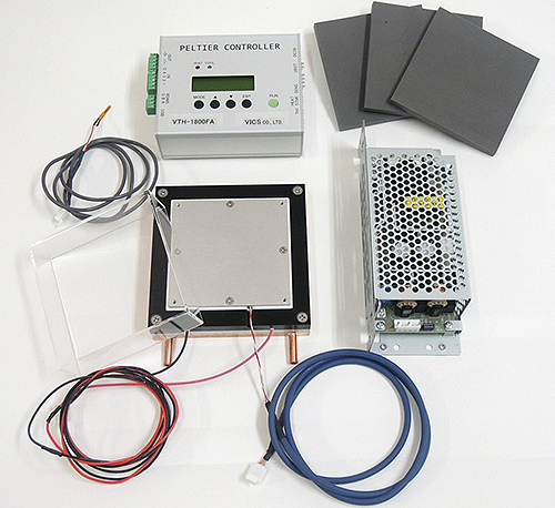 ペルチェ温度コントローラセットVTH1.8K-70S-W | ペルチェ温度