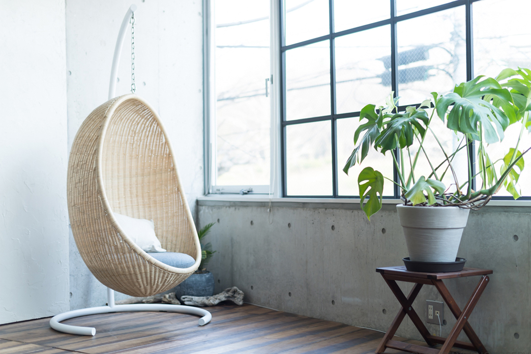 Hanging Egg Chair（ハンギングエッグチェア）スタンド付き│ナナ