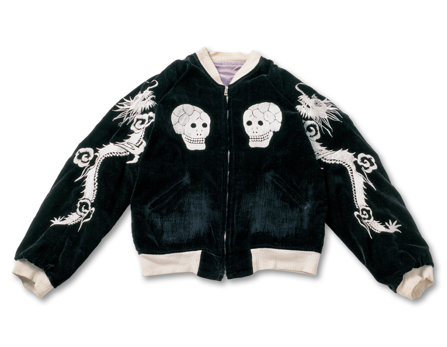 VINTAGE SOUVENIR JACKET MUSEUM - “SPIDER WEB , SNAKE & SKULL