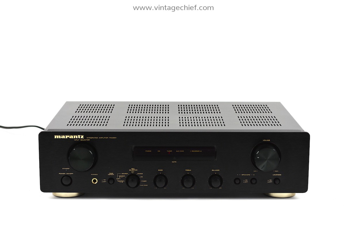 Marantz PM4001 Amplifier | Phono | Stereo | Tone Control | Black