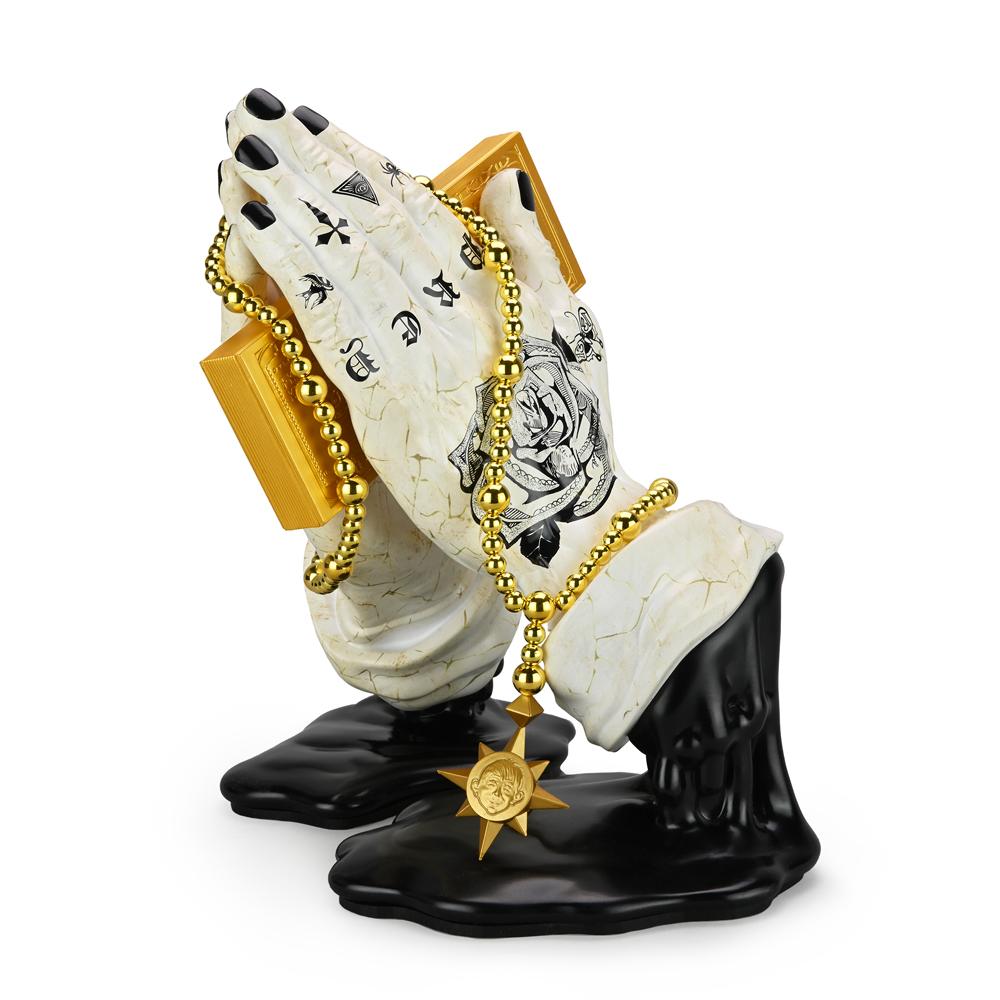 Let Us Prey Tatted Marble' Art Toy by Frank Kozik x Kidrobot