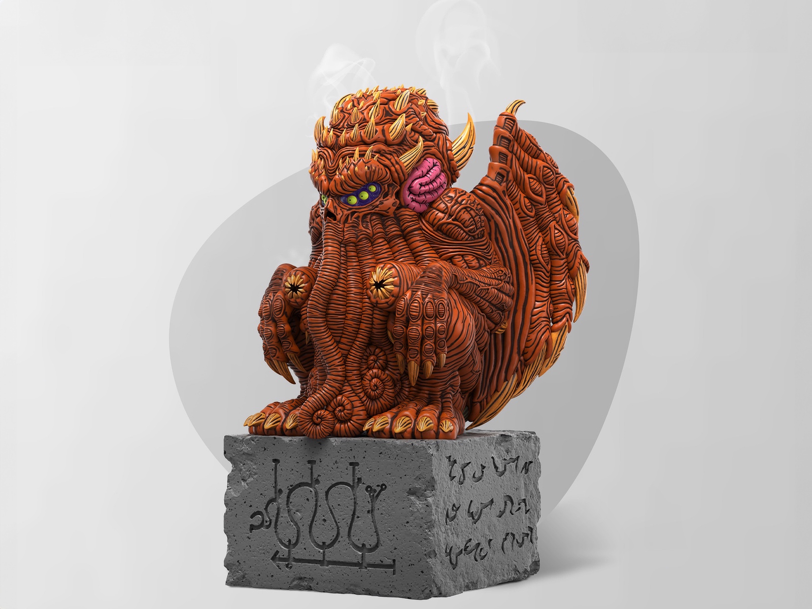 Cthulhu (Cinder Red) by James Groman x Mighty Jaxx - Vinyl Pulse
