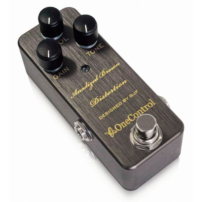One Control Anodized Brown Distortion By BJF | Vision Guitar