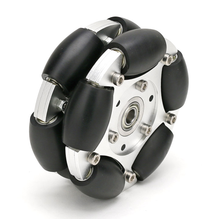 254mmダブルアルミオムニホイール センターベアリング(ベアリング