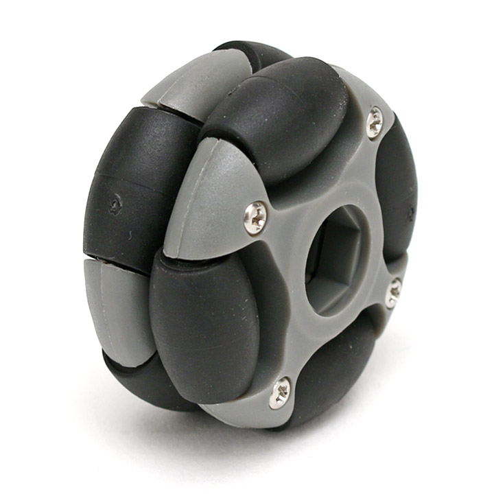 48mmオムニホイール(六角ハブ対応)(14038) : ロボットショップ / Robot