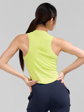 XWFSL04H2 ソフトテンション クロップド丈 ノースリーブ