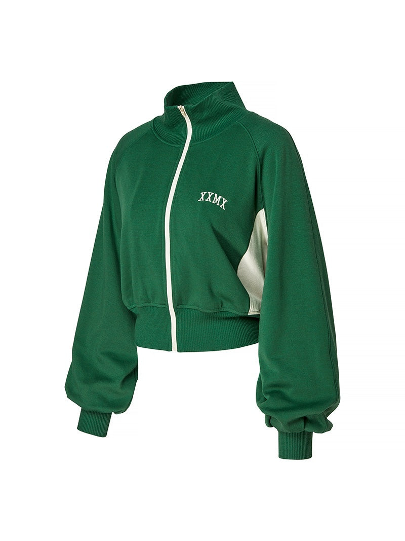 XTFGJ20H3 メロウ 配色 ジップアップ ジャケット (単品)