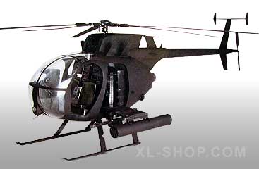 21st Century - 1/6 scale AH-6 Little Bird Helicopter with CIA