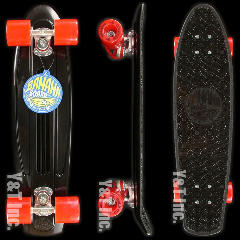ゴールドカップバナナボードブラック・ゴールドカップ・スケートボード