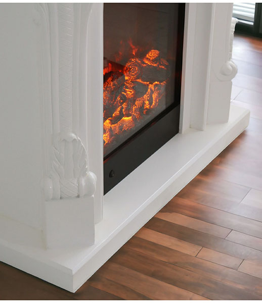 ロココ調 マントルピースコンソールコンソール 100cm ホワイト