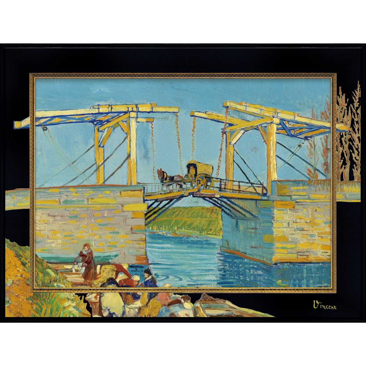 ビッグアート ～名画LLシリーズ～（ゴッホ「アルルの跳ね橋