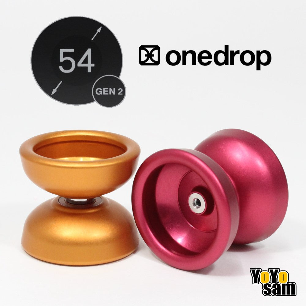 One Drop 54 Gen 2 Yo-Yo - 6061 Aluminum YoYo – YoYoSam