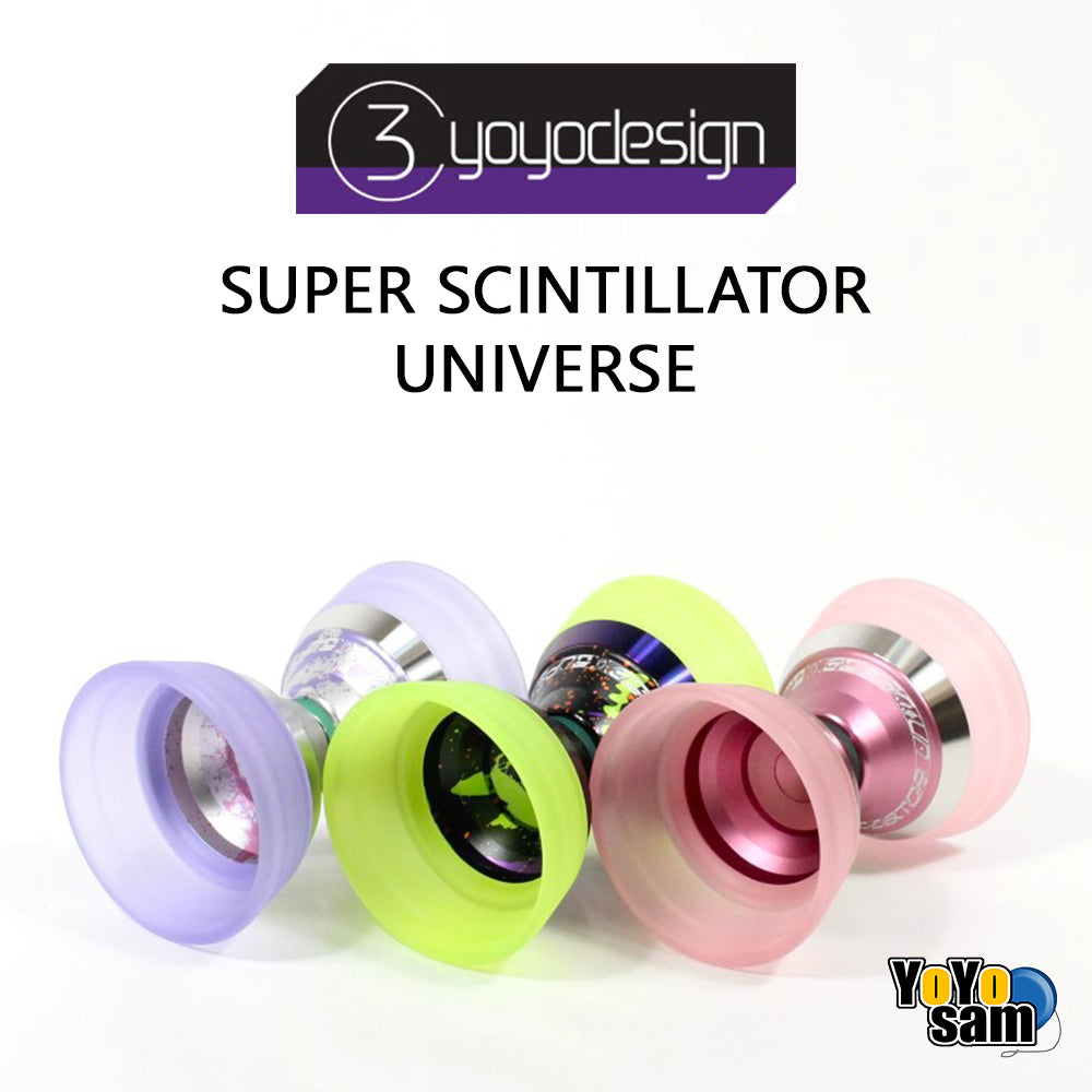 C3yoyodesign Super Scintillator Universe Yo-Yo - Hybrid Tri
