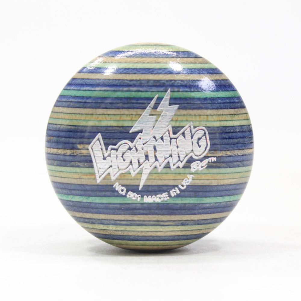 BC YoYo Vintage Champion Hardwood Yo-Yo - Lightning YoYo - Rainbow