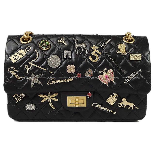 CHANEL シャネル 2.55 マトラッセ ラッキーチャーム エンブロイダリー