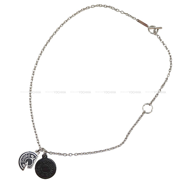 HERMES エルメス ネックレス クルードセル カルーセル 黒 (ブラック