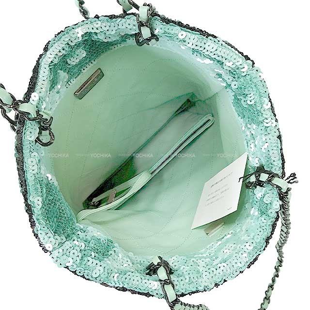 2024年 春夏 新作 CHANEL シャネル ロゴ スパンコール ショッピング