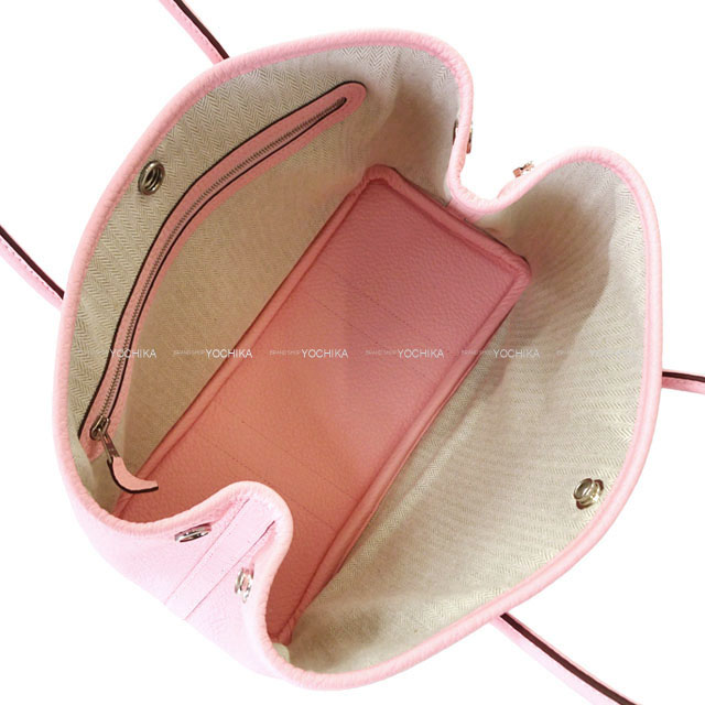 HERMES エルメス トートバッグ ガーデンパーティ 30 TPM ローズサクラ