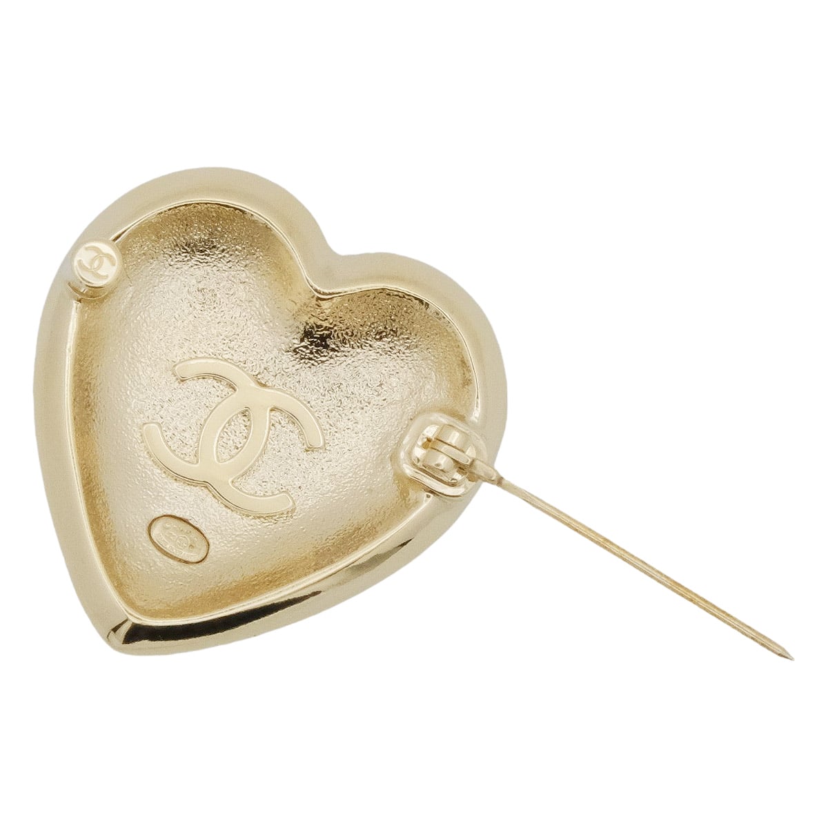 CHANEL シャネル ブローチ ハート ココマーク パール ラインストーン