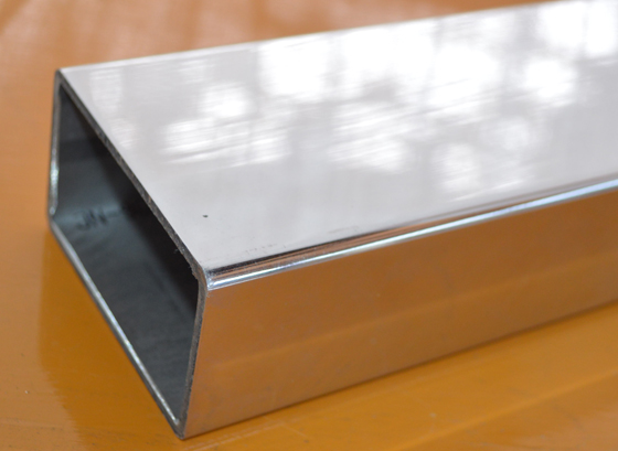 ステンレス 鏡面(#400)研磨 長四角パイプSUS304 切り売り 小口販売加工