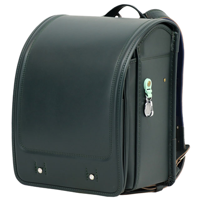 M3カラーフラット／深緑ランドセル | 横山鞄｜手作りランドセルの老舗