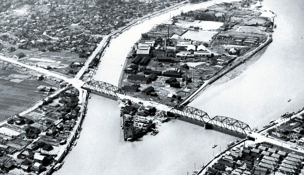 旧江戸川に浮かぶ、東京23区では珍しい自然島…工場群と「まるで海外