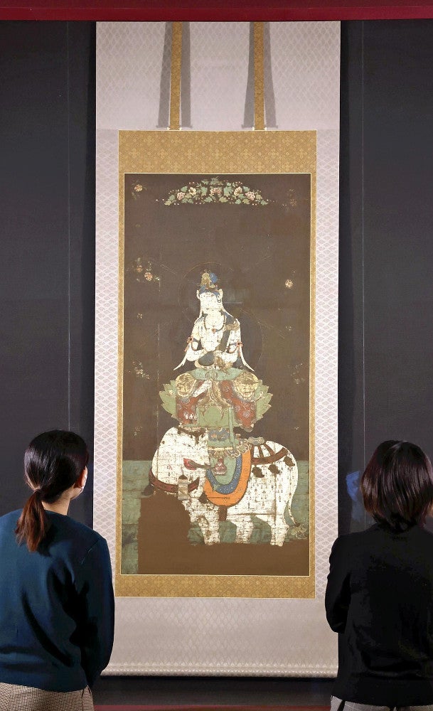 国宝「普賢菩薩像」、100年ぶりの修理終え一般公開…東京国立博物館