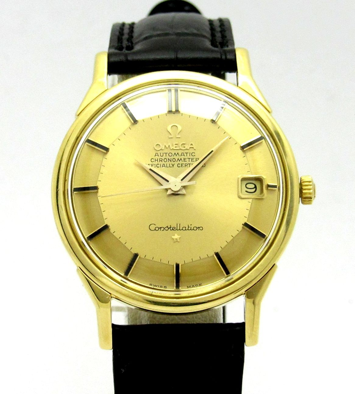 オメガ（OMEGA） ”K18YG無垢 12角 オリジナルダイヤル” パイパン