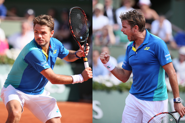 ワウリンカが全仏オープン3年連続ベスト4！VCORE Duel Gの重加速スピン