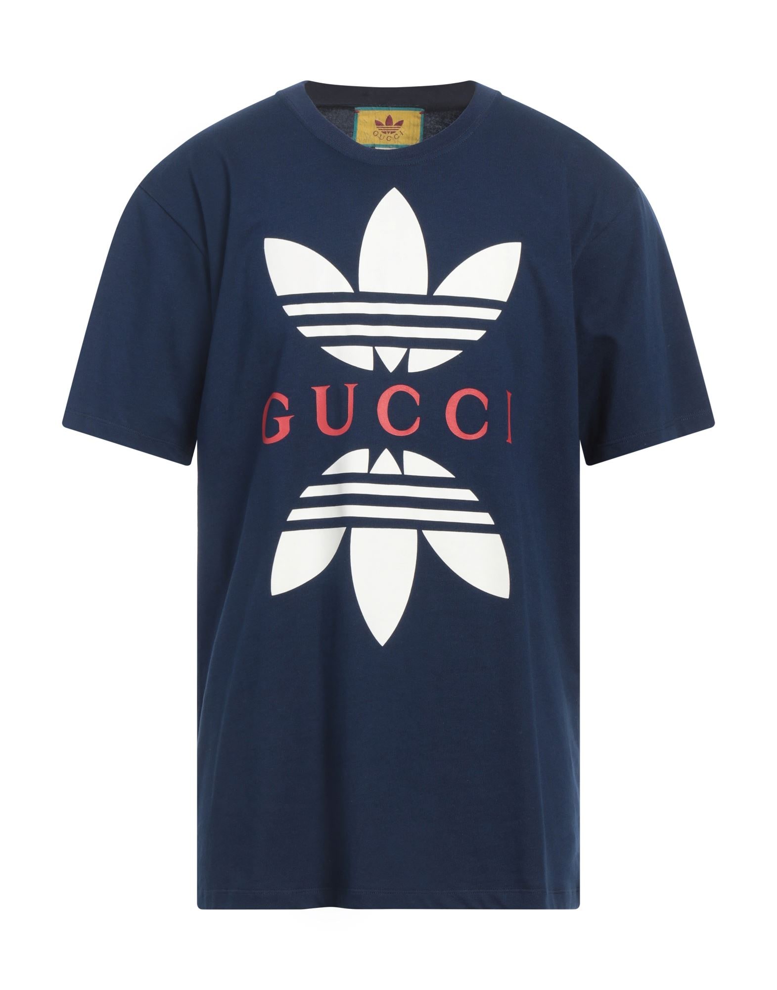 ADIDAS x GUCCI T-Shirts and Tops | Blue Men's T-shirt | YOOX