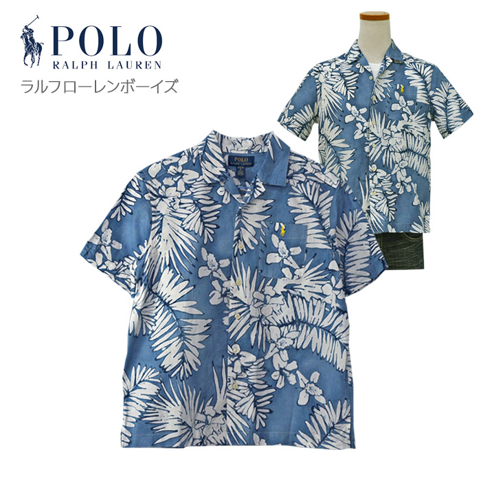 Polo by Ralph Lauren アロハシャツ ヤシの木 プリント 半袖 楽天市場