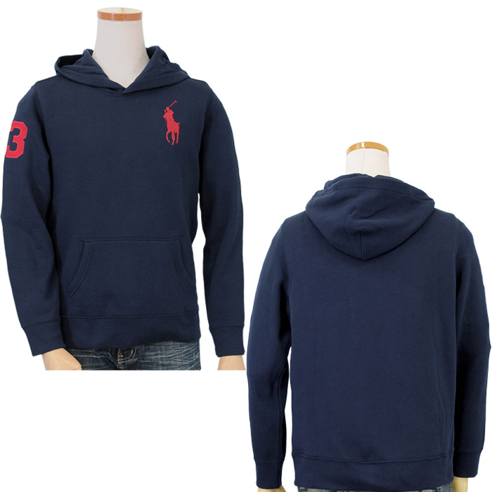 ポロ ラルフローレン ボーイズ ビックポニー 裏起毛 パーカー トレ-ナ