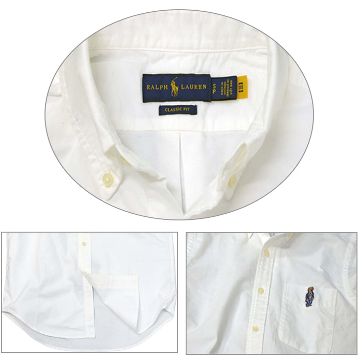 POLO ラルフローレンポロベアオックスフォードシャツ送料無料 長袖