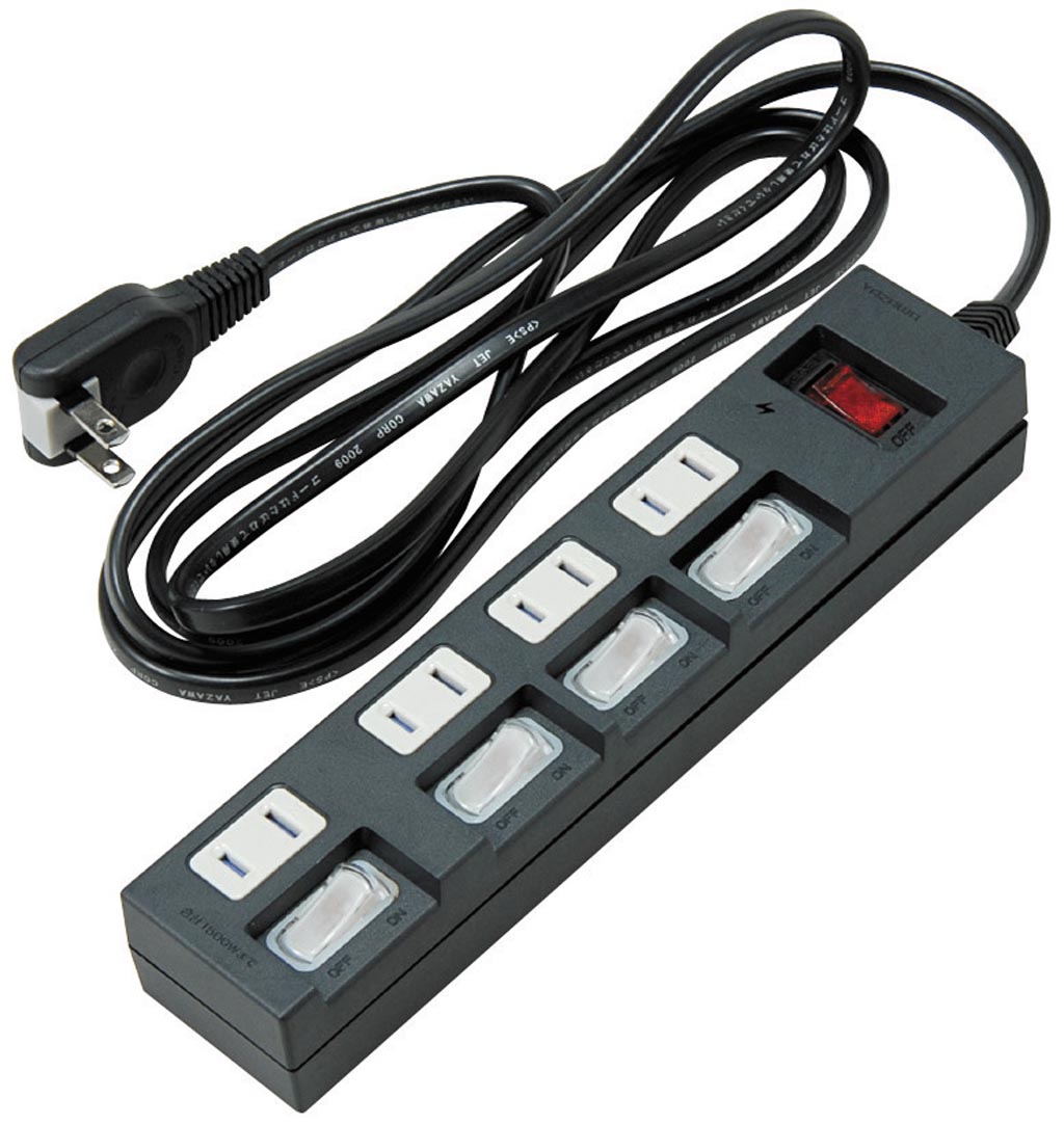 省エネタップ2個口白｜YAZAWA CORPORATION