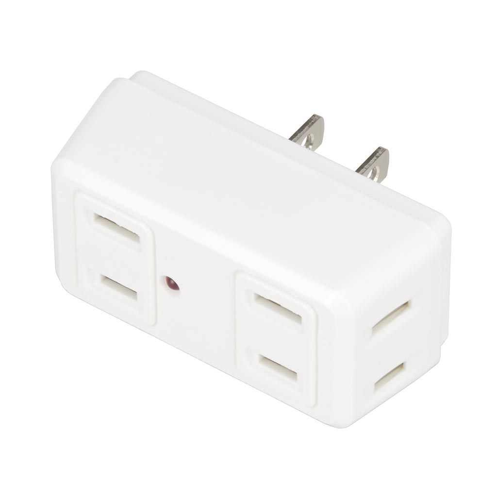 ノイズフィルター集中SW付3個口1m白｜YAZAWA CORPORATION