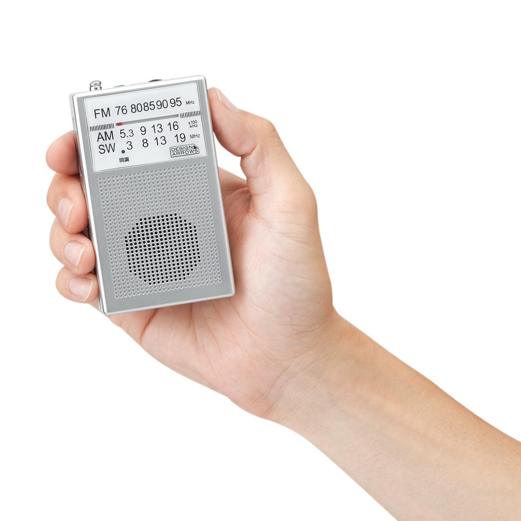 AM・FM・短波ラジオ シルバー｜YAZAWA CORPORATION
