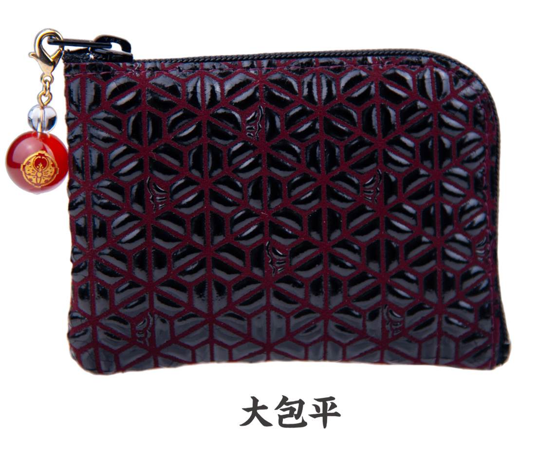 印伝の山本 × 刀剣乱舞-ONLINE- 甲州印伝小銭入れ 大包平・鶯丸