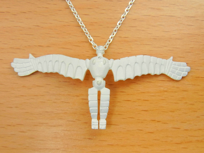 スタジオジブリ公認】ロボット兵ペンダント／ホワイト ver.／天空の城