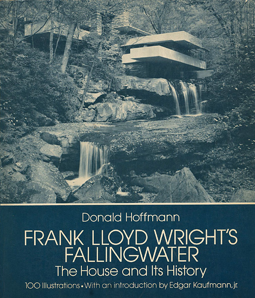 送料込み！フランク・ロイド・ライト 落水荘 額装 巨大 パネル