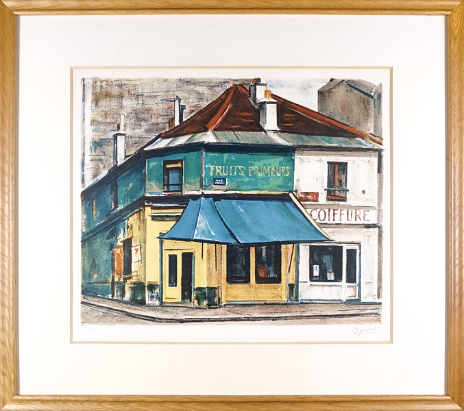 荻須高徳「Le Store Bleu」 | 山田書店美術部オンラインストア