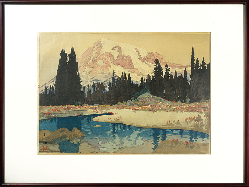 吉田博「レニヤ山」 | 山田書店美術部オンラインストア