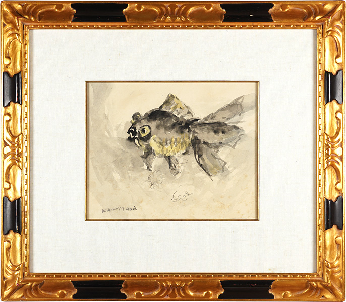 中川一政「金魚」 | 山田書店美術部オンラインストア