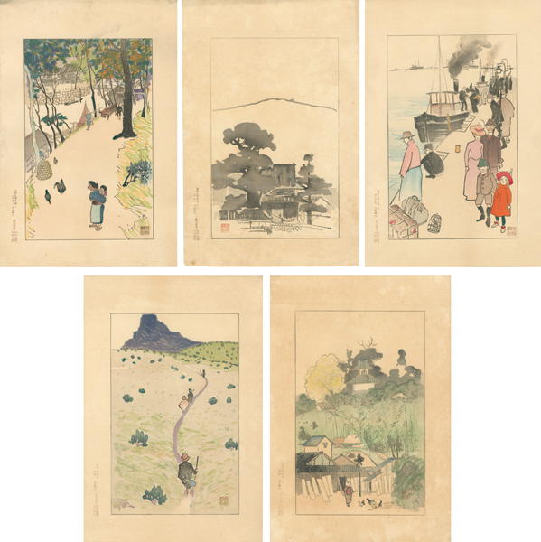 赤松麟作「阪神名勝図会より」 | 山田書店美術部オンラインストア